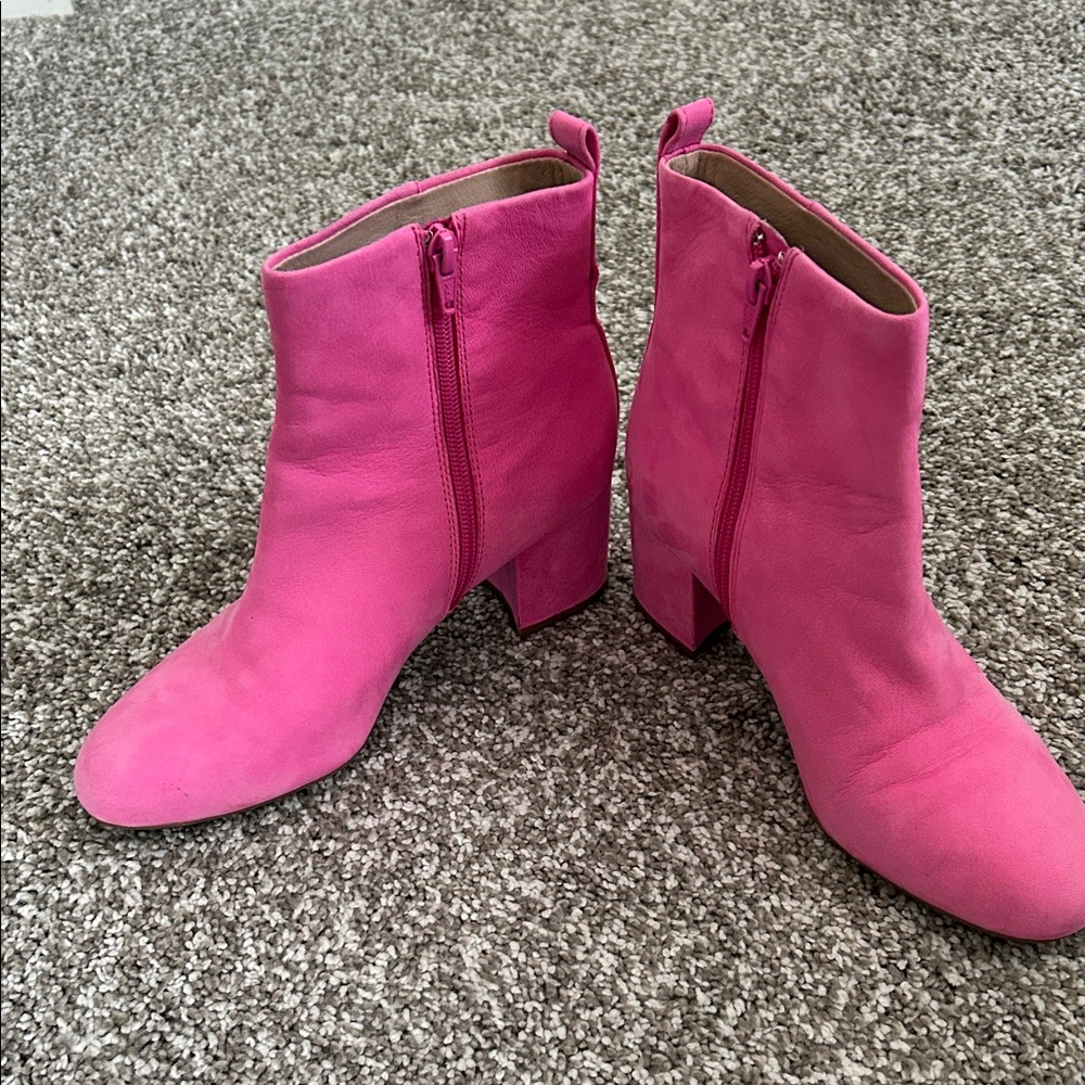 Gianni Bini Pink Ankle Boots